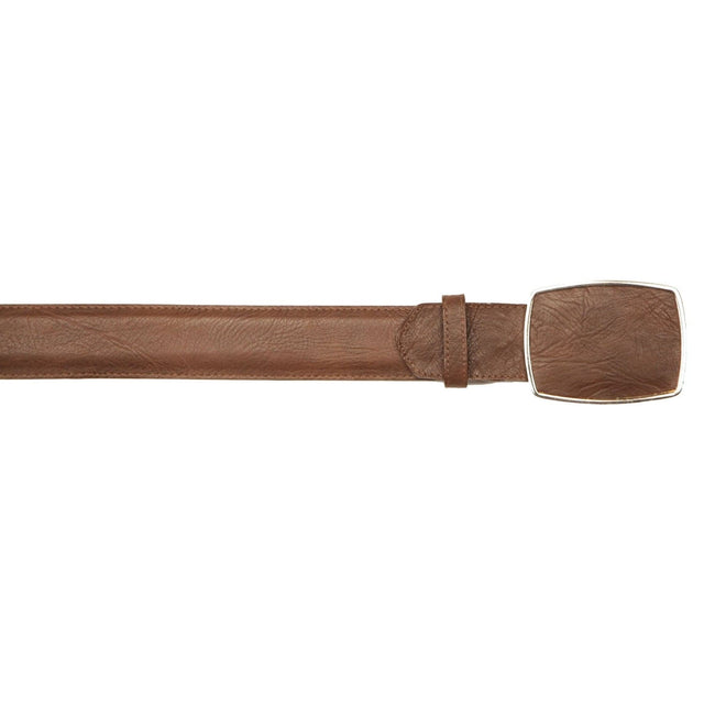 Los Altos Boots Belts Genuine Bull Shoulder Leather Cowboy Belt Brown Color - Los Altos Boots