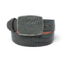 Los Altos Boots Belts Gray / 32 Men's Los altos Caiman Belly Cowboy Belt C11A8209