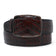 Los Altos Boots Belts Men's Los altos Caiman Belly Cowboy Belt Black Cherry