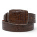 Los Altos Boots Belts Men's Los altos Caiman Belly Cowboy Belt Brown