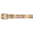 Los Altos Boots Belts Oryx / 32 Genuine Python Skin Cowboy Belt - Los Altos Boots