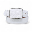 Genuine Shark Skin Cowboy Belt White Color - Los Altos Boots