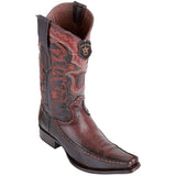 Los Altos Boots Boots 6 Men's Los Altos Ring Lizard and Deer European Square Toe Boot 76F0616