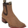 Los Altos Boots Boots 6 / Brown Los Altos Men's Wide Square Toe Suede Leather Short Boots - Taupe 82BE6361