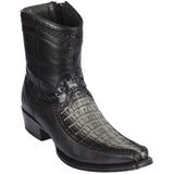 Los Altos Boots Boots 6 Men's Los Altos Caiman Tail and Deer European Toe Short Boot 76BF0138