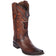 Western Genuine Grisly Leather European Square Toe Boots Faded Brown Color - Los Altos Boots
