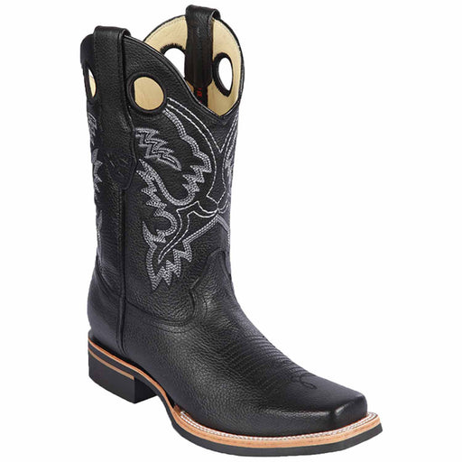 Los Altos Boots Boots 6 Men's Los Altos Genuine Leather Rodeo Square Toe Boots 8122705