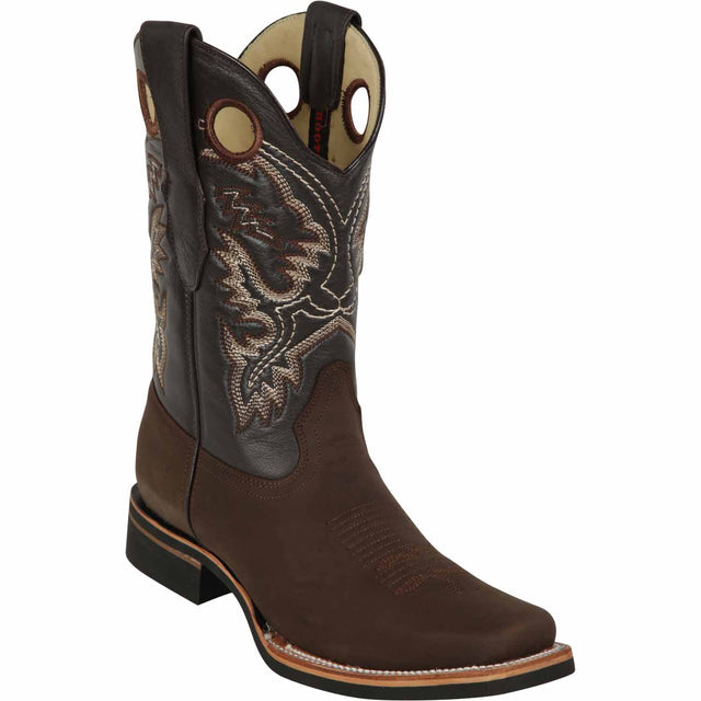 Los Altos Boots Boots 6 Men's Los Altos Genuine Leather Rodeo Square Toe Boots 8136207