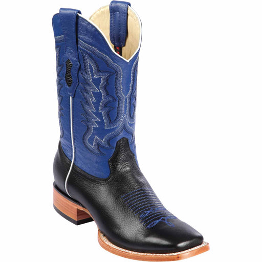 Los Altos Boots Boots 6 Men's Los Altos Genuine Leather Wide Square Toe Boot 8272705A