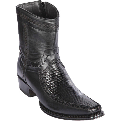 Los Altos Boots Boots 6 Men's Los Altos Lizard and Deer Skin European Toe Short Boot 76BF0705