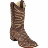 Los Altos Boots Boots 6 Men's Los Altos Monster Fish Skin Wide Square Toe Boot 8221085