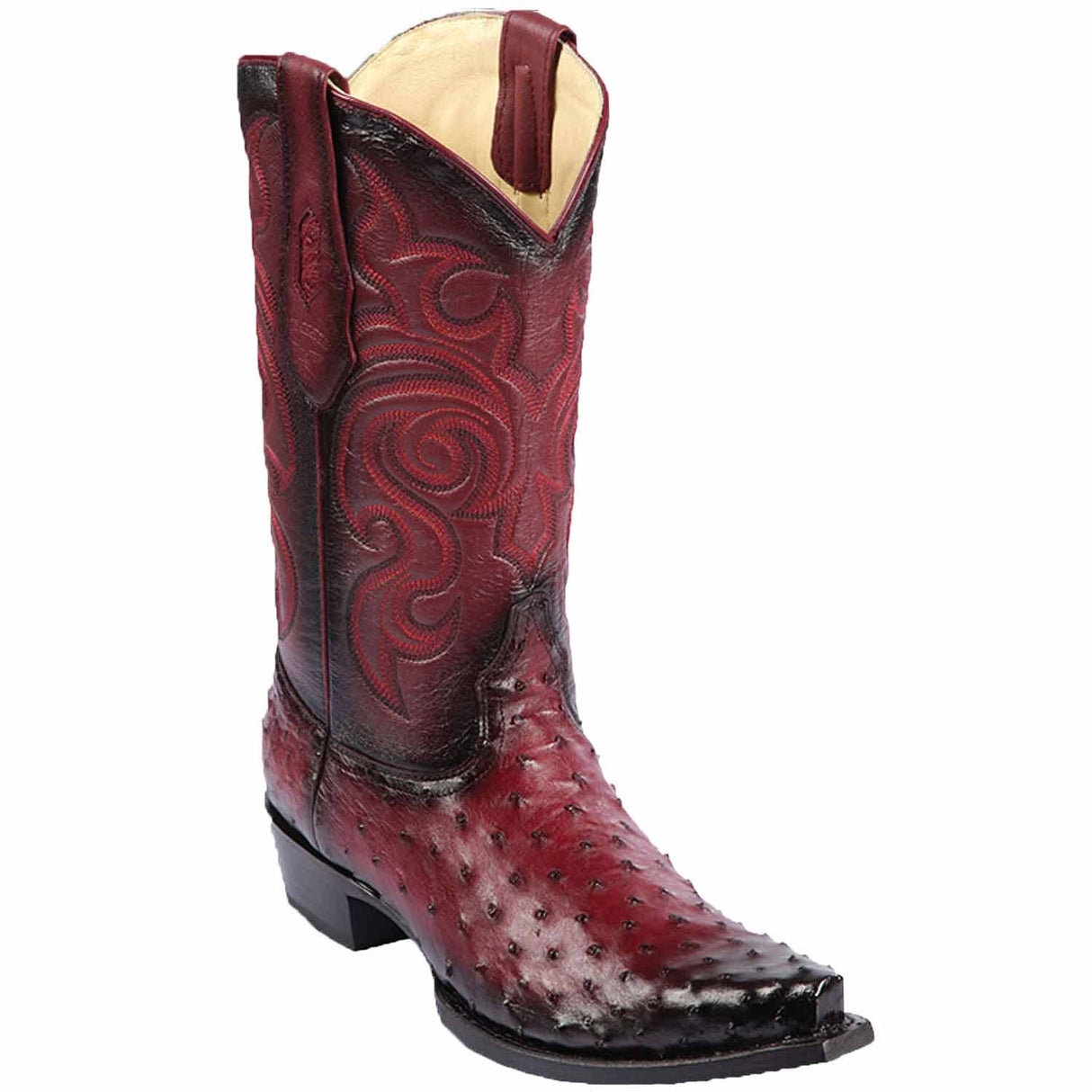 Los Altos Boots Boots 6 Men's Los Altos Original Ostrich Snip Toe Boot 94R0343