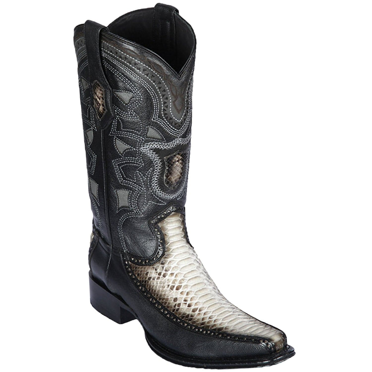 Los Altos Boots Boots 6 Men's Los Altos Original Python and Deer European Square Toe Boot 76F5749