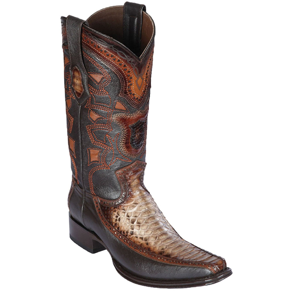 Los Altos Boots Boots 6 Men's Los Altos Original Python and Deer European Square Toe Boot 76F5785