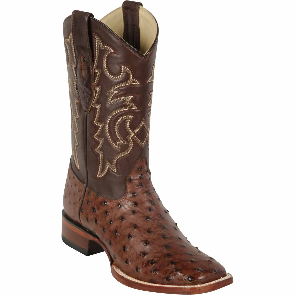 Los Altos Boots Boots 6 Men's Los Altos Ostrich Skin Wide Square Toe Boot 8220360