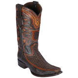 Los Altos Boots Boots 6 Men's Los Altos Python and Deer European Square Toe Boot 76FN5707