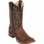 Los Altos Boots Boots 6 Men's Los Altos Python Skin Wide Square Toe Boot 8225766