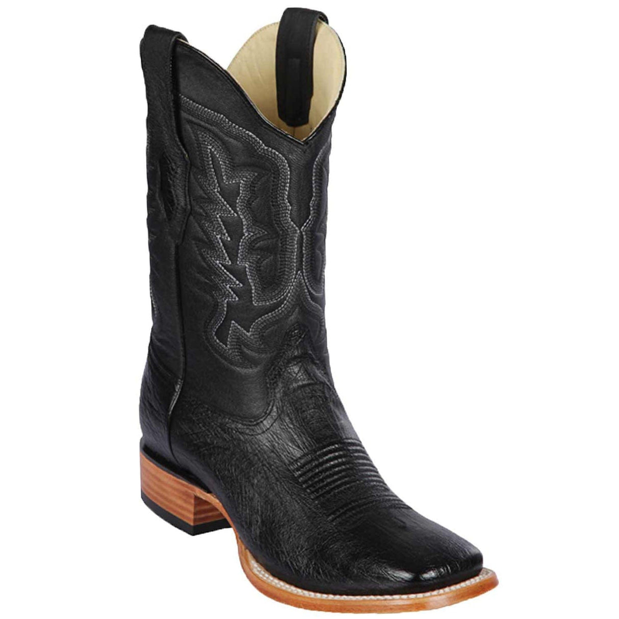 Los Altos Boots Boots 6 Men's Los Altos Smooth Ostrich Wide Square Toe Boot 8279705N