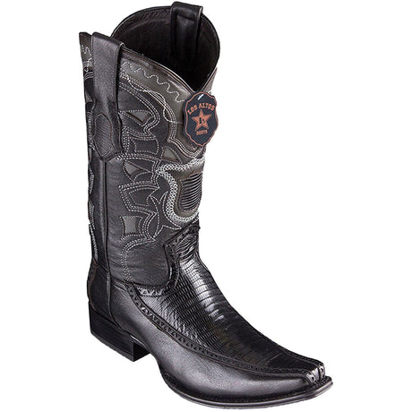 Los Altos Boots Boots 6 Men's Los Altos Lizard and Deer Skin European Square Toe Boot 76F0705