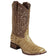 Los Altos Boots Boots Men's Genuine Caiman Belly Skin Rodeo Wide Square Toe Boots Amber Color - Los Altos Boots