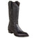 Western Genuine Caiman Belly Skin J Toe Boots Black Color - Los Altos Boots - Side View 