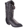 Los Altos Boots Boots Black / 6 Men's Genuine Smooth Ostrich Skin J Toe Boots - Los Altos Boots