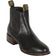 Los Altos Boots Boots Los Altos Men's Round Toe Leather Short Boots Black LAB-50B2105