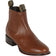 Los Altos Boots Boots Los Altos Men's Round Toe Leather Short Boots Brown LAB-50B2107