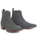 Los Altos Boots Boots Los Altos Men's Square Toe Suede Leather Short Boots - Gray LAB-82B6309