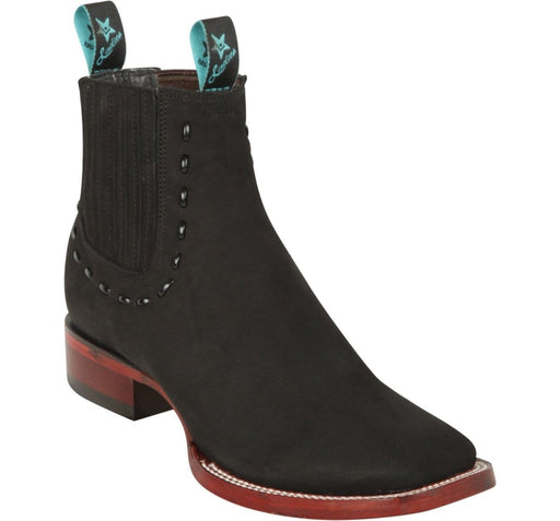 Los Altos Boots Boots Los Altos Women's Square Toe Ankle Boot Black LAB-32B2105