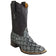 Los Altos Boots Boots Men's Genuine Piraruccu Skin Rodeo Wide Square Toe Boots Gray Color - Los Altos Boots
