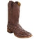 Los Altos Boots Boots Men's Genuine Piraruccu Skin Rodeo Wide Square Toe Boots Rustic Brown Color - Los Altos Boots