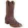 Los Altos Boots Boots Men's Genuine Piraruccu Skin Rodeo Wide Square Toe Boots Tobacco Color - Los Altos Boots
