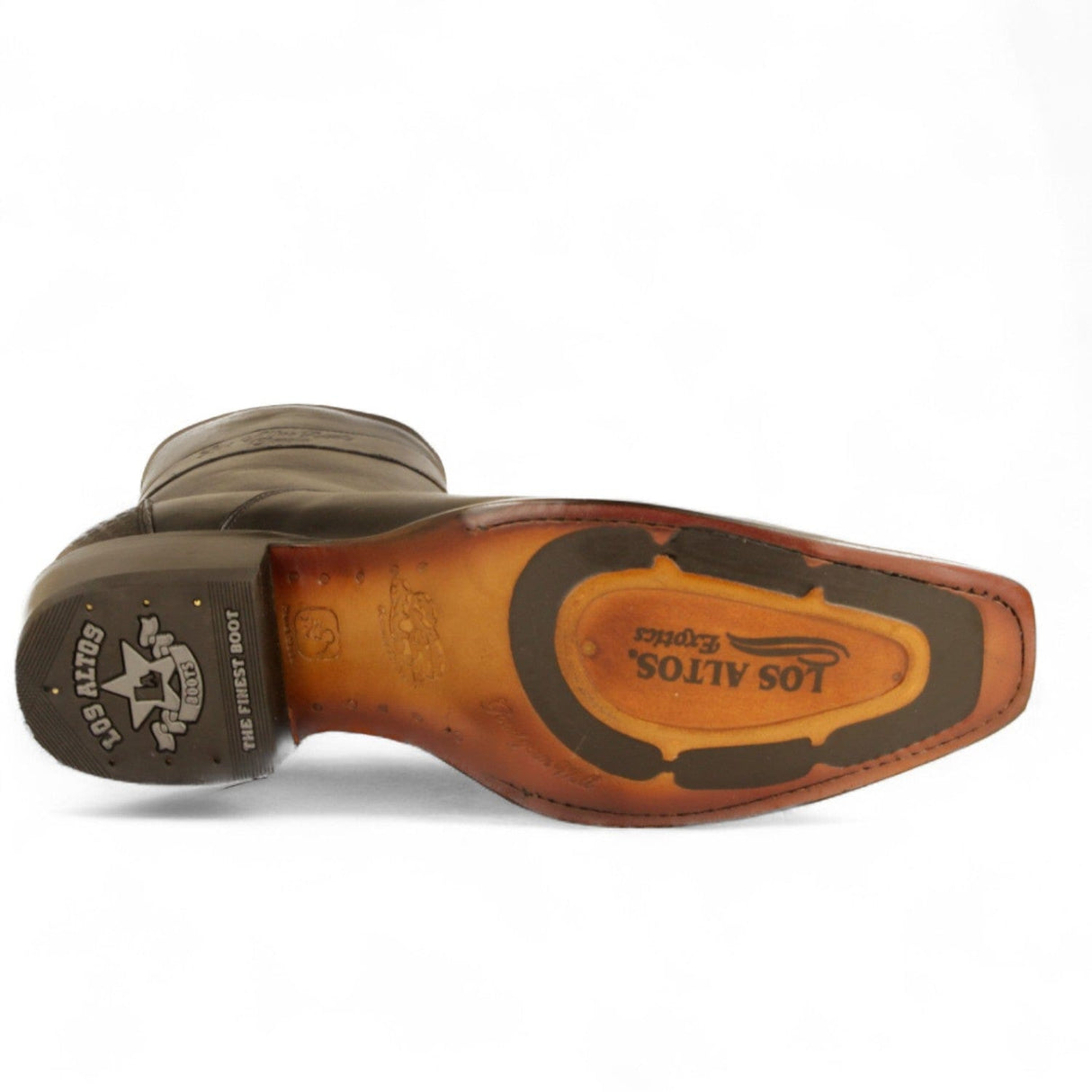 Los Altos Boots Boots Men's Genuine Python Skin and Leather European Square Toe Short Boots With Zipper Nobuck Black Color - Los Altos Boots