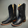 Los Altos Boots Boots Men's Los Altos Caiman Belly Square Toe Boots with Zipper Black 82Z8205