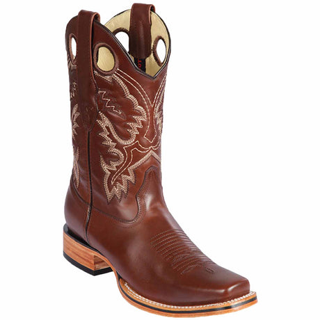 Los Altos Boots Boots Men's Los Altos Genuine Leather Rodeo Square Toe Boots 8123807