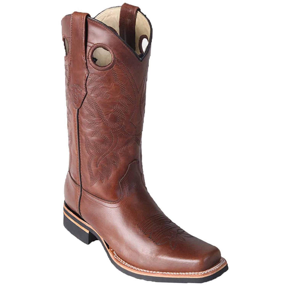 Los Altos Boots Boots Men's Los Altos Genuine Leather Rodeo Square Toe Boots 8133807