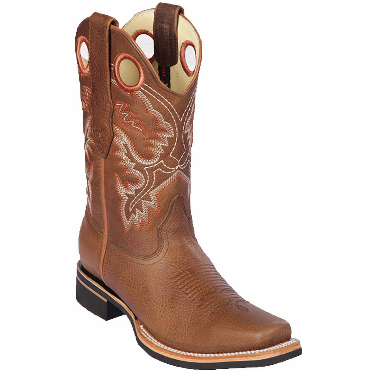 Los Altos Boots Boots Men's Los Altos Genuine Leather Rodeo Square Toe Boots 8139951