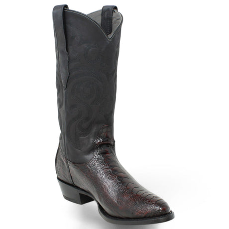 Los Altos Boots Boots Men's Los Altos Original Ostrich Leg Round Toe Boots