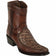 Los Altos Boots Boots Rustic Brown / 6 Los Altos Men's Original Monster Fish Skin European Toe Short Boots - Rustic Brown LAB-76BF1085