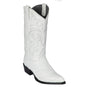 Los Altos Boots Boots White / 6 Men´s Genuine Eel Skin J Toe Boots - Los Altos Boots