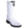 Los Altos Boots Boots White / 6 Men's Los Altos Caiman Tail Skin Biker Boots 55T01