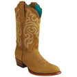 Los Altos Boots Boots Women's Genuine Crazy Leather Round Toe Boots Tan Color - Los Altos Boots