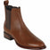 Los Altos Boots Botines Los Altos Men's Round Toe Leather Short Boots - Brown 69B2107