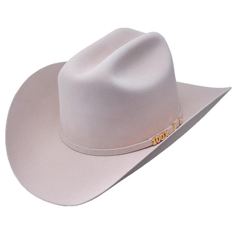 Los Altos Boots Hats 6 5/8 / 3 1/2 100X Felt Cowboy Hat Beige Color - Serratelli