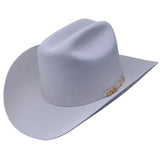 Los Altos Boots Hats 6 5/8 / 3 1/2 100X Felt Cowboy Hat Platinum Color - Serratelli