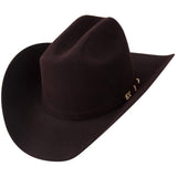 Los Altos Boots Hats 6 5/8 / 3 1/2 6X Felt Cowboy Hat Black Cherry Color - Serratelli