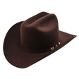 Los Altos Boots Hats 6 5/8 / 3 1/2 6X Felt Cowboy Hat Chocolate Color - Serratelli