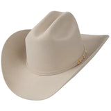 Los Altos Boots Hats 6 5/8 / 3 1/2 6X Felt Cowboy Hat Silver Belly Color - Serratelli