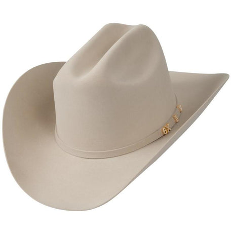 Los Altos Boots Hats 6 5/8 / 3 1/2 6X Felt Cowboy Hat Silver Belly Color - Serratelli